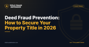 Deed Fraud Prevention: How to Secure Your Property Title in 2026