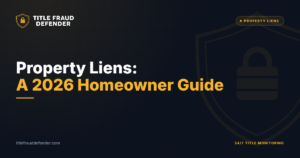 Property Liens: A 2026 Homeowner Guide