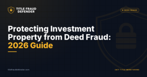 Protecting Investment Property from Deed Fraud: 2026 Guide