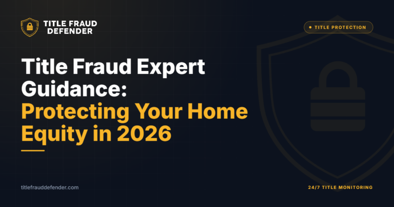 Title Fraud Expert Guidance: Protecting Your Home Equity in 2026
