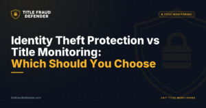 Identity Theft Protection vs Title Monitoring: Which Should You Choose