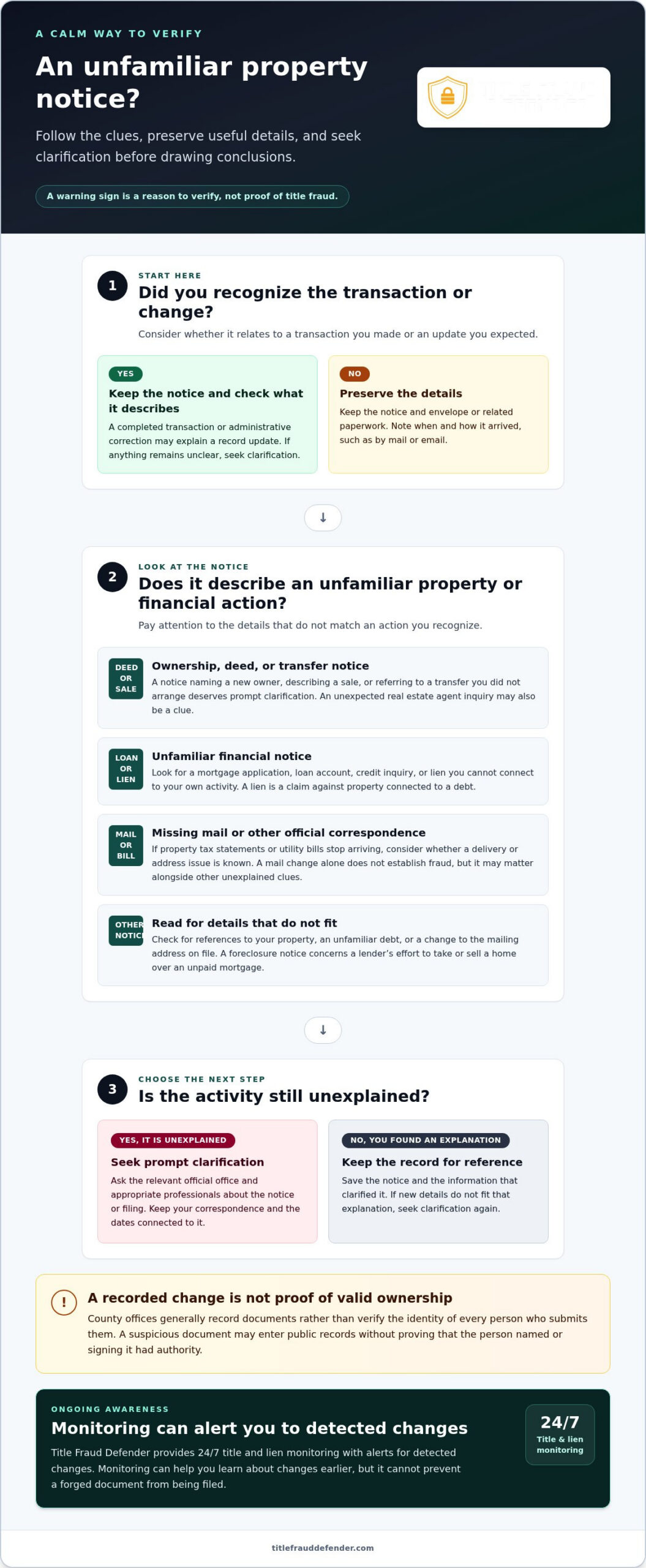 Signs of Home Title Theft: Red Flags and What to Do